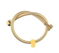 GUIPENG Tuyau d'arrivée d'eau de toilette tressé en nylon doré G1/2" x 1/2"(60cm)