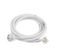 Tuyau d'arrivée d'eau for machine à laver, longueur 2 m/3 m, connecteur de tube de lave-linge, tuyau en PVC blanc, longue longueur(3m)