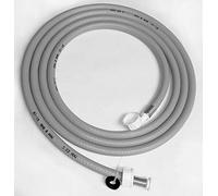 Tuyau d'arrivée d'eau froide de 4,50 m de long avec raccord coudé 3/4" pour raccordement au lave-vaisselle, lave-vaisselle