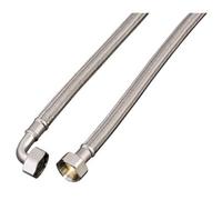 Tuyau d'arrivée d'eau - Renforcé - 2m - PVC - Extérieur - Droit