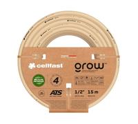 Tuyau d'arrosage 1-2"" 15m Cellfast GROW - 4 couches - ATS - tresse tricotée - Résistant aux UV - Anti-algues