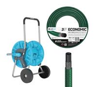 Tuyau d'arrosage 1/2" 30 m + Chariot pour Tuyau Cellfast