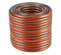 NEO TOOLS Tuyau d'arrosage Professionnel à 6 Couches, 1/2" ou 3/4" | PVC, renforcé avec Croix en Polyester et Tissu Tricot | Food Safe : Convient pour l'eau Potable | Différents Designs