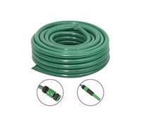vidaXL Tuyau d'arrosage 50 m PVC vert – Résistant aux UV et à l'abrasion