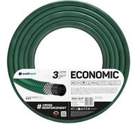 Tuyau d'Arrosage 50m - 19mm (3/4"") Vert 3 Couches Résistant UV Economic TUYAU