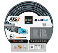 Tuyau d'arrosage 6 couches Cellfast HOBBY, 5/8", renforcé, 50 m de long, protection UV, anti-suceur