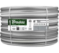Tuyaux d'arrosage Bradas Tuyau d'arrosage NTS WHITE SILVER, 1/2', 50 m