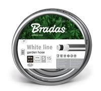 Tuyau d'arrosage WHITE LINE, 1/2', argent/blanc, 50 m