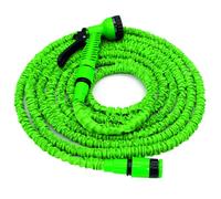 Cap vert - Tuyau arrosage latex extensible 3-9 mètres + pistolet 7 positions jet CAP VERT