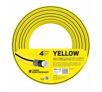 Tuyau d'arrosage Cellfast 4YELLOW 10-522 Tuyau d'arrosage 50m 4 couches résistant aux UV 20 Bar Jaune