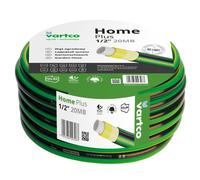 Varcto Tuyau d'arrosage 4 couches Anti Twist Tuyau d'arrosage de jardin Tuyau flexible Tresse croisée polyester Résistant aux UV 27 Bar 1/2 20m G