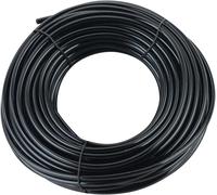 Tuyau d'arrosage de jardin de 10 m, diamètre intérieur 4 mm/diamètre extérieur 7 mm, noir (10 m)
