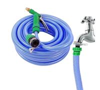 Tuyau d'arrosage de jardin, tuyau d'arrosage anti-torsion - Tuyau d'arrosage flexible - Tuyau d'arrosage long et flexible - Buse de pulvérisation de cour, ensemble anti-frottement, tube d'arrosage