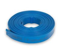 Tuyau d'arrosage EBERTH 1"" Tuyau Plat Pour Pompe - Longueur 20m - Diamètre 25mm - PVC Résistant