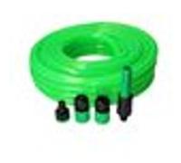 Tuyau d'arrosage EDM - Diamètre 19 mm (3/4) - 25 m - Anti UV avec accessoires