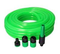 Tuyau d'arrosage EDM - Diamètre 19 mm (3/4) - 25 m - Anti UV avec accessoires