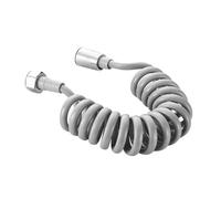Tuyau d'arrosage élastique, tuyau télescopique, pistolet pulvérisateur de toilettes, robinet de douche de jardin extensible, tube à ressort, tuyaux for la maison, la cuisine, la salle de bain(Gray 3m)