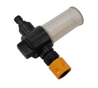 Tuyau d'arrosage en mousse de 100 ml avec buse réglable, lance à mousse en plastique pour lavage de voiture et arrosage du jardin, comprend 2 connecteurs, facile à installer et à contrôler pour