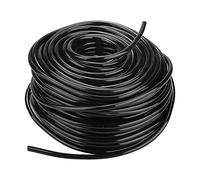 Tuyau d'arrosage en PVC Noir, 4 / 7mm Tuyau de Raccordement de Irrigation par Egouttement Conduites d'eau d'arrosage Automatique pour Fleurs Plantes Bonsaï Jardin et Terrasse 10m
