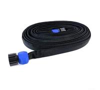 Tuyau d'arrosage en PVC pour jardin, matériau souple et adaptable pour différents terrains, technologie d'infiltration d'eau automatique (7,6 m)