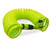 Tuyau d'arrosage en spirale de 3/8"" avec accessoires de jardinage ou de nettoyage - Comprend une lance d'irrigation,un adaptateur