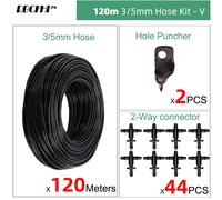 Tuyau d'arrosage et d'irrigation en PVC,tube d'arrosage à 2 voies,bonsaï,plante,fleur,goutteur,flèche,tube d'arrosage,jardinage,140 en effet,5, - Type VX120M