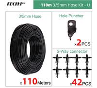 Tuyau d'arrosage et d'irrigation en PVC,tube d'arrosage à 2 voies,bonsaï,plante,fleur,goutteur,flèche,tube d'arrosage,jardinage,140 en effet,5, - Type UX110M