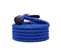 Tuyau d'Arrosage Extensible 10-30m - Pistolet Multi-jets - TPE/ABS - Bleu