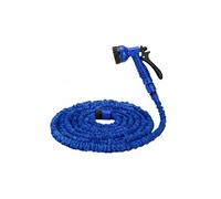 Tuyau d'Arrosage Extensible 15m avec Pistolet - Bleu