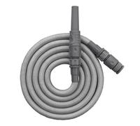 Tuyau d'arrosage extensible - 2,5 à 7,5 m - Gris - Léger - Maniable - Installation simplifiée