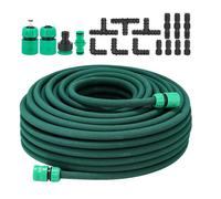 Tuyau d'arrosage extensible - 50 m - Micro-poreux - Diamètre 12 mm - Débit 16-20 L/min