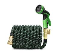 Tuyau d'arrosage extensible de 30 m en caoutchouc léger pour une irrigation facile, flexible et résistant à l'usure, parfait pour le jardinage et une utilisation en extérieur