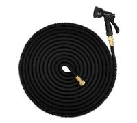 Tuyau d'arrosage extensible - EYEPOWER - Magic Hose - Connecteurs en laiton - Noir