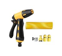 Tuyau d'arrosage extensible mural robuste pour lavage de voiture, buse à ressort rétractable automatique pour nettoyage de voiture, tuyau d'arrosage pour usage domestique