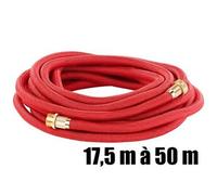 Tuyau d'arrosage extensible "PRO.V5" avec raccords en aluminium - 17,5 à 50 m