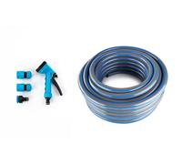 Tuyau d'arrosage flex 15mm avec accessoires d'arrosage L.20m - SUAN