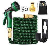 Tuyau d'arrosage flexible, 30 m, vert, tuyau d'arrosage extensible