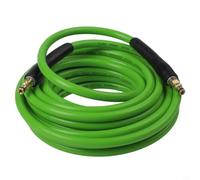 Tuyau d'arrosage flexible 6 m pour lavage de voiture (10 m) | Longueur : 15 m, matériau en PVC, couleur verte, design flexible, idéal pour les grands jardins et le lavage de voiture