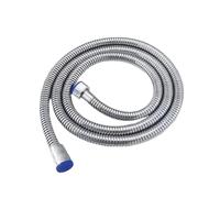 Tuyau d'arrosage Flexible SUS304, 1 pièce, tuyau de l'eau jardin, accessoires douche noirs, Extension salle bains .5/2M extensible