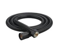 Tuyau d'arrosage Flexible SUS304, 1 pièce, tuyau de l'eau jardin, accessoires douche noirs, Extension salle bains .5/2M extensible