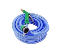 Tuyau d'arrosage flexible - Tuyau d'eau de 5, 10, 15 m, ABS non plié | Buse haute pression ensemble de pulvérisation d'eau connecteur d'extension de nettoyage pour lavage de voiture pelouse