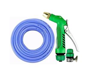 Tuyau d'arrosage flexible - Tuyau d'eau de 5, 10, 15 m, ABS non plié | Buse haute pression ensemble de pulvérisation d'eau connecteur d'extension de nettoyage pour lavage de voiture pelouse