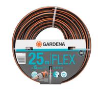 GARDENA Tuyau d'arrosage Comfort FLEX - Longueur 25m - Ø15mm - Anti nœud et indéformable - Garantie 20 ans (18045-26)