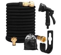 Tuyau d'arrosage - GIGICIAL - Extensible - 8 modes de pulvérisation - Durable - 50 pieds