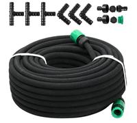 Tuyau d'Arrosage Goutte à Goutte de Jardin - 50M - PE - Diamètre 30mm - Yaheetech