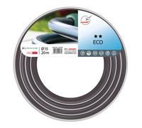 Tuyau d'arrosage guipé - Ø 15 mm - 20 m - Noir - Léger - Résistant aux UV - Économique - Compatible raccords standards