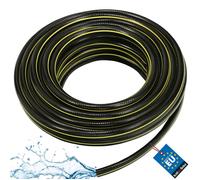Tuyau d'arrosage - KOTARBAU - 20m - 4 couches - renforcé - noir et jaune