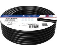 Tuyau d'arrosage micro-aspersion Tuyau d'arrosage de jardin résistant aux UV Tuyau flexible 4,0mm x 1,0mm (50 mètres)