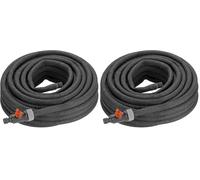 Tuyau d'arrosage micro-poreux de Gardena : arrosage à économie d'eau pour les rangées de plantations, économie d'eau jusqu'à 70 pour cent,réglable individuellement, longueur du tuyau : 15 m (1969-20)