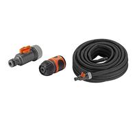 Tuyau d'Arrosage Micro-Poreux de Gardena & Kit de Raccordement avec Vanne de Régulation - Unité de Raccords pour l'Irrigation